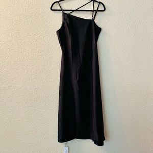 Strappy Solid Maxi Dress (large)